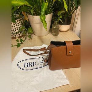 BRICS Tan Leather Purse